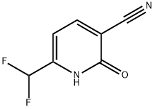 6-(二氟甲基)-2-氧代-1,2-二氢吡啶-3-甲腈 结构式