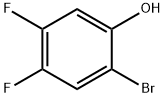2-溴-4,5-二氟苯酚 结构式