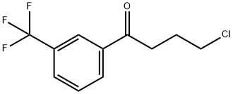 4-氯-1-(3-(三氟甲基)苯基)丁-1-酮 结构式