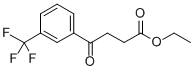 ETHYL 4-OXO-4-(3-TRIFLUOROMETHYLPHENYL)BUTYRATE 结构式