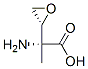 Oxiraneacetic acid, alpha-amino-alpha-methyl-, (R*,R*)- (9CI) 结构式