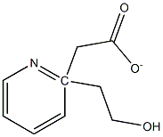 2-吡啶-2-基乙基乙酸酯 结构式