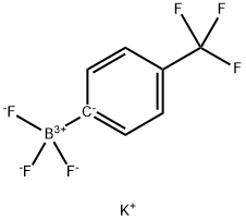 (4-三氟甲基苯基)三氟硼酸钾 结构式