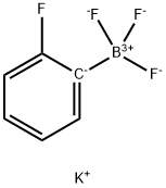 (2-氟苯基)三氟硼酸钾 结构式