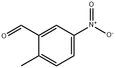 2-甲基-5-硝基苯甲醛 结构式