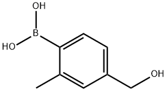 4-羟甲基-2-甲基苯硼酸 结构式