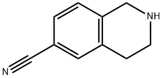 1,2,3,4-四氢异喹啉-6-甲腈 结构式