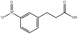 3-(3-硝基苯基)丙酸 结构式