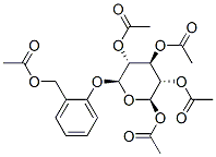 2-[(Acetyloxy)methyl]phenyl β-D-glucopyranoside 2,3,4,6-tetraacetate 结构式