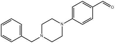 4-(4-苄基哌嗪)苯甲醛 结构式