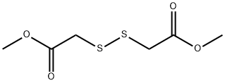 Methoxycarbonylmethyldisulfanyl-acetic acid methyl ester 结构式