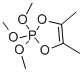 2,2,2-三甲氧基-4,5-二甲基-1,3,2-二氧环磷烯 结构式