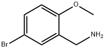 5-溴-2-甲氧基苄胺 结构式