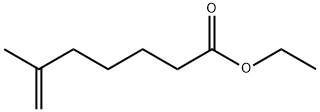 6-甲基-6-庚烯酸乙酯 结构式