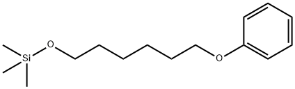 Trimethyl[(6-phenoxyhexyl)oxy]silane 结构式