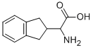 2-氨基-2-(2,3-二氢-1H-茚-2-基)乙酸 结构式