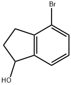 4-溴-2,3-二氢-1H-茚-1-醇 结构式