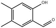 2-羟基-4,5-二甲基苯甲醛 结构式