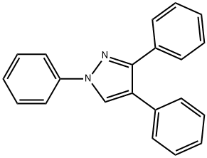 1,3,4-三苯基-1H-吡唑 结构式