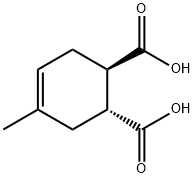 4-Cyclohexene-1,2-dicarboxylic acid, 4-methyl-, (1R,2R)-(-)- (8CI) 结构式