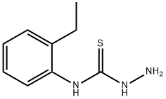 3-氨基-1-(2-乙基苯基)硫脲 结构式