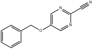 2-氰基-5-苄氧基嘧啶 结构式