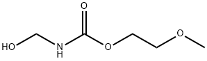 2-methoxyethyl (hydroxymethyl)carbamate 结构式