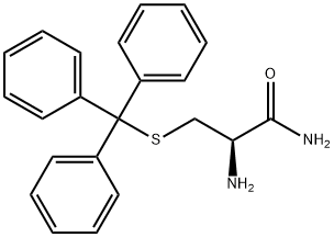 S-三苯甲基-L-半胱氨酰胺 结构式