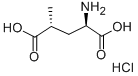 (2R,4R)-4-甲基谷氨酸盐酸盐 结构式