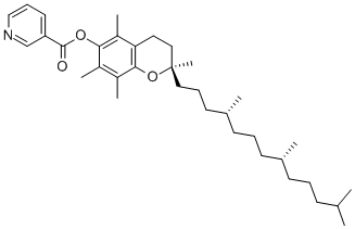 维生素 E 烟酸酯 结构式