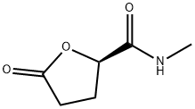 2-Furancarboxamide,tetrahydro-N-methyl-5-oxo-,(2R)-(9CI) 结构式