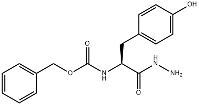 Z-L-TYROSINE HYDRAZIDE 结构式