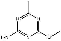 2-氨基-4-甲基-6-甲氧基-1,3,5-三嗪 结构式