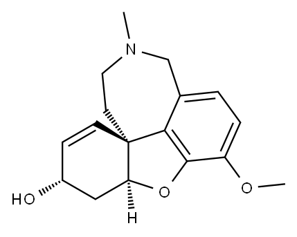 表雪花莲胺碱 结构式