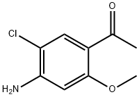 1-(4-氨基-5-氯-2-甲氧基苯基)-乙酮 结构式