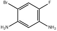 4-溴-6-氟苯-1,3-二胺 结构式
