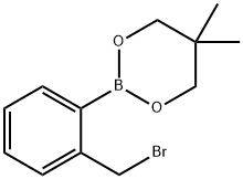 2-溴甲基苯基硼酸, 新戊二醇酯 结构式