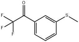 Ethanone, 2,2,2-trifluoro-1-[3-(methylthio)phenyl]- (9CI) 结构式