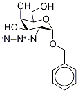 苄基2-叠氮基-2-脱氧-Α-D-吡喃半乳糖苷 结构式