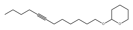 2-(7-Dodecynyloxy)tetrahydro-2H-pyran 结构式