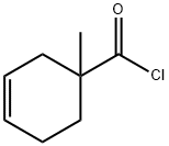 3-Cyclohexene-1-carbonyl chloride, 1-methyl- (8CI,9CI) 结构式