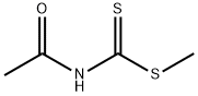Acetyldithiocarbamic acid methyl ester 结构式