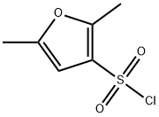 2,5-二甲基-3-呋喃磺酰氯 结构式