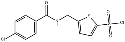 5-((4-Chlorobenzamido)methyl)thiophene-2-sulfonylchloride