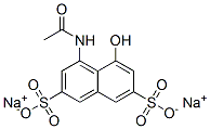 4-(乙酰氨基)-5-羟基-2,7-萘二磺酸双钠盐 结构式