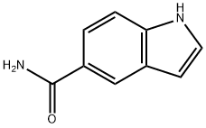 1H-吲哚-5-甲酰胺 结构式