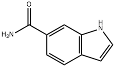 1H-吲哚-6-羧酸酰胺 结构式
