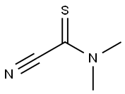 Dimethylthiocarbamoyl cyanide 结构式