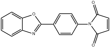 1-(4-(苯并[D]恶唑-2-基)苯基)-1H-吡咯-2,5-二酮 结构式