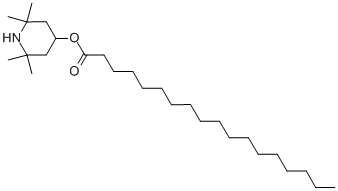 2,2,6,6-四甲基-4-哌啶硬脂酸酯 结构式